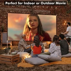Costway 120'' Projector Screen W/ Stand 16:9 HD 4K Indoor Outdoor Projection Movie Screen -Garden Furniture Store GUEST a8f34857 a68c 4f39 baa6 df77a55a0dbe