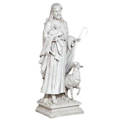 Design Toscano Jesus, The Good Shepherd Garden Statue 6 Design Toscano Jesus, The Good Shepherd Garden Statue - Image 6