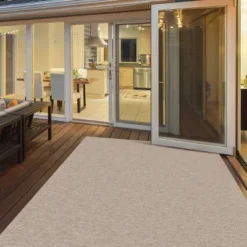 6' X 8' Hobnail Indoor/Outdoor Rug Taupe - Foss Floors