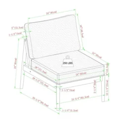 Saracina Home 4pc Modern Boho Eucalyptus Spindle Outdoor Sectional Set 16 Saracina Home 4pc Modern Boho Eucalyptus Spindle Outdoor Sectional Set -Garden Furniture Store GUEST abd1fb09 b5d5 4ec6 aabe c7f92af6d682