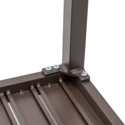 3pc Outdoor Five Position Adjustable Curved Aluminum Lounge Set Brown - Crestlive Products -Garden Furniture Store GUEST ac7b6725 d549 4abe b434 5987c3b1d47f