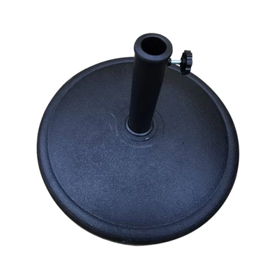 42Ibs Resin Patio Umbrella Base Black - Wellfor 3 42Ibs Resin Patio Umbrella Base Black - Wellfor - Image 3