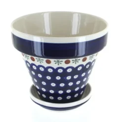 Blue Rose Polish Pottery 891-893 Zaklady Medium Flower Pot -Garden Furniture Store GUEST af3aca1b 88e2 4263 9ae7 64f4a1b273cd