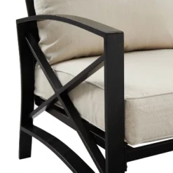 Kaplan 5pc Outdoor Conversation Set With Dante Fire Table & 4 Arm Chairs - Oatmeal - Crosley 21 Kaplan 5pc Outdoor Conversation Set With Dante Fire Table & 4 Arm Chairs - Oatmeal - Crosley -Garden Furniture Store GUEST af472c02 ddd9 4018 aaf9 1bd617af3732