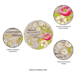 Evergreen 10" A Mother's Light Memorial Stepping Stone, Indoor And Outdoor Decor For Home, Lawn And Garden -Garden Furniture Store GUEST b03a176d 7921 488d bac7 80a70a580dbb