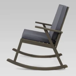 Champlain 3pc Acacia Wood Rocking Chairs Set - Gray/Dark Gray - Christopher Knight Home -Garden Furniture Store GUEST b18fb89d b729 4049 843e c4afb84a071c