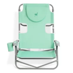 Ostrich Lightweight Portable Outdoor On Your Back Folding Chair For Relaxing With 5 Seat Adjustment Backpack Straps And Cup Holder, Teal (2 Pack) -Garden Furniture Store GUEST b1e09dcd 14a0 4705 b3ff dd5bb7de1490