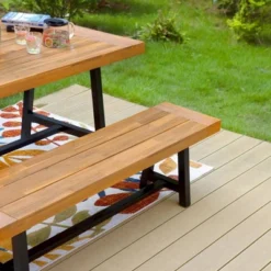 2pc Acacia Wood Patio Set With Bench - Captiva Designs -Garden Furniture Store GUEST b22e24f5 9e15 420e 9212 b461e56a3f1e