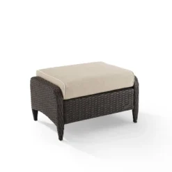 Kiawah Outdoor Wicker Ottoman - Crosley 20 Kiawah Outdoor Wicker Ottoman - Crosley -Garden Furniture Store GUEST b333ca89 9e36 418f a1a0 e8de13195a73