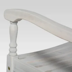 Bamberg Transitional Acacia Wood Outdoor Rocking Chair - Saracina Home -Garden Furniture Store GUEST b5a6c523 b0ec 4f21 a80a c862cb0359d9