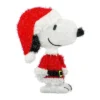 ProductWorks 36213_L2D_MYT 18 Inch Steel Framed Pre-Lit LED Peanuts Snoopy Santa Indoor/Outdoor Holiday Decoration Display, Red And White