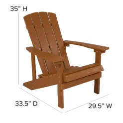 Flash Furniture Set Of 2 Charlestown All-Weather Poly Resin Wood Adirondack Chairs 22 Flash Furniture Set Of 2 Charlestown All-Weather Poly Resin Wood Adirondack Chairs -Garden Furniture Store GUEST b8667026 89dc 47f5 a513 e0e8b7c23da0