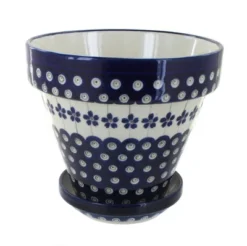 Blue Rose Polish Pottery 891-893 Zaklady Medium Flower Pot -Garden Furniture Store GUEST ba75063d e5dd 4555 b1d0 469e3e6a36a1