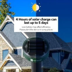 Dartwood Outdoor Solar Ultrasonic Pest And Mole Repellent For Groundhogs, Rats, Mice, Snakes In Your Gardens, Lawns And Yards (2 Pack) -Garden Furniture Store GUEST bad078b0 ca33 4c0c 9d44 2582379c838d
