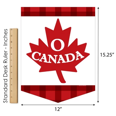 Big Dot Of Happiness Canada Day - Outdoor Home Decorations - Double-Sided Canadian Party Garden Flag - 12 X 15.25 Inches 4 Big Dot Of Happiness Canada Day - Outdoor Home Decorations - Double-Sided Canadian Party Garden Flag - 12 X 15.25 Inches - Image 4