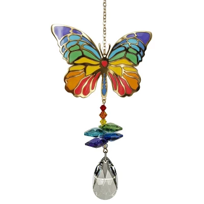 Woodstock Wind Chimes Woodstock Rainbow Makers Collection, Crystal Wonders, 5'' Butterfly Crystal Suncatcher CWBUT 2 Woodstock Wind Chimes Woodstock Rainbow Makers Collection, Crystal Wonders, 5'' Butterfly Crystal Suncatcher CWBUT - Image 2