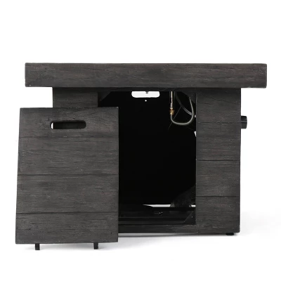 Keana 5pc Faux Rattan Club Chair & Fire Pit Chat Set - Christopher Knight Home 10 Keana 5pc Faux Rattan Club Chair & Fire Pit Chat Set - Christopher Knight Home - Image 10