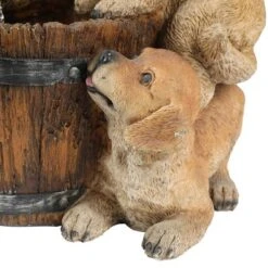 LuxenHome Resin Puppies And Water Pump Outdoor Fountain With LED Light 17 LuxenHome Resin Puppies And Water Pump Outdoor Fountain With LED Light -Garden Furniture Store GUEST bceb833f d563 4d4e 8cf6 cde33a4f5dfe