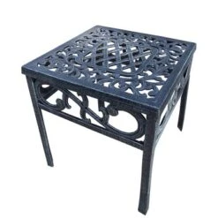 Mississippi 17" Outdoor Cast Aluminum Square Table - Oakland Living -Garden Furniture Store GUEST bea51f45 0fb5 4cd4 8e9e e1ac1a80c3da