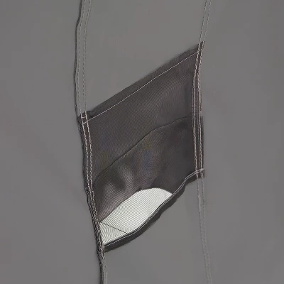 Classic Accessories Ravenna Water-Resistant Rectangle Table Cover, Dark Taupe 5 Classic Accessories Ravenna Water-Resistant Rectangle Table Cover, Dark Taupe - Image 5