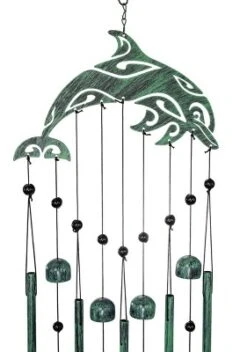 Dawhud Direct 28.5" H Dolphin Wind Chimes