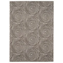 Solway Washable Outdoor Rug Ivory/Brown - Linon -Garden Furniture Store GUEST c1ddfcc2 00a9 4ca5 a119 c678289af725