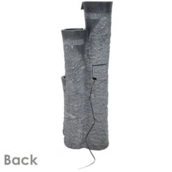 Sunnydaze Decor Sunnydaze 41"H Electric Polystone 4-Tier Staggered Pillars Outdoor Water Fountain With LED Lights -Garden Furniture Store GUEST c357b2d4 5ba9 43b6 9797 cd6ddb14226e