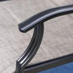 7pc Patio Dining Set With Rectangle Table With 2.6" Umbrella Hole & Sling Arm Chairs - Captiva Designs -Garden Furniture Store GUEST c4ebaffc af3e 4a90 9ceb 460ba2d24e33