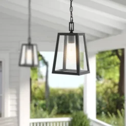 6.75" 1-Light Glendale Farmhouse Industrial Iron/Glass Outdoor LED Pendant Black/Clear - JONATHAN Y 10 6.75" 1-Light Glendale Farmhouse Industrial Iron/Glass Outdoor LED Pendant Black/Clear - JONATHAN Y -Garden Furniture Store GUEST c54a89db 3403 47a5 ac77 42585e821f6a
