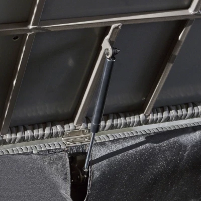 Santa Rosa Wicker Patio Storage Ottoman - Gray - Christopher Knight Home 4 Santa Rosa Wicker Patio Storage Ottoman - Gray - Christopher Knight Home - Image 4