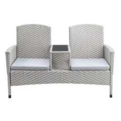 2pc Maksville Aluminum Patio Loveseat & Storage Bench - MiBasics 33 2pc Maksville Aluminum Patio Loveseat & Storage Bench - MiBasics -Garden Furniture Store GUEST c78b4914 8335 49b9 9b4a 46f0260c0d11