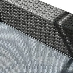 Patio Outdoor 3-Seat PE Rattan Swing Bed With Adjustable Curtains-ModernLuxe -Garden Furniture Store GUEST c8f1e9c5 bd1a 484b 959d 9b77d52b4ad4