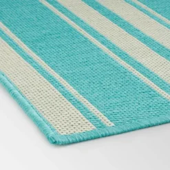 7'10 X 10' Nador Outdoor Rug Teal/Ivory - Christopher Knight Home -Garden Furniture Store GUEST c97f3065 2603 49ed b94c 7af6f2869dba