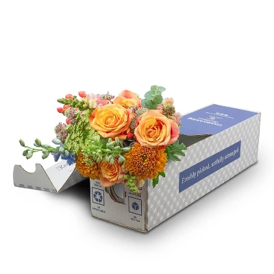 Country Living Fresh Cut Orange Blossom Flower Arrangement 3 Country Living Fresh Cut Orange Blossom Flower Arrangement - Image 3