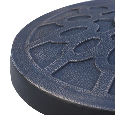 Outsunny 18" 26 Lbs Round Resin Umbrella Base Stand Market Parasol Holder With Beautiful Decorative Pattern & Easy Setup, For Φ1.5", Φ1.89" Pole, For Lawn, Deck, Backyard, Garden, Bronze 4 Outsunny 18" 26 Lbs Round Resin Umbrella Base Stand Market Parasol Holder With Beautiful Decorative Pattern & Easy Setup, For Φ1.5", Φ1.89" Pole, For Lawn, Deck, Backyard, Garden, Bronze - Image 4