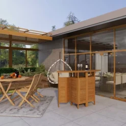 Patio Bar Table Teak - Olivia & May -Garden Furniture Store GUEST cd9f0ea9 45f2 401f b04e 833c92c31133