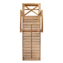 Perla 3pc Outdoor Acacia Wood Chaise Lounge Set With Cushions - Teak/Orange - Christopher Knight Home -Garden Furniture Store GUEST ce992a9b 7536 4392 ae18 0b4cef6bab80