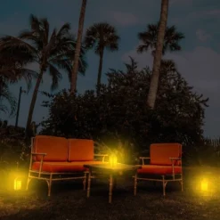 Solar Portable Hanging Outdoor Lantern Black - Techko Maid -Garden Furniture Store GUEST cfb86b6b 8a35 4bbe ae73 a6417e347dc5