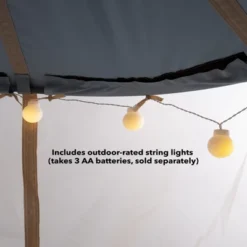 HearthSong HugglePod Panorama Mesh HangOut Indoor And Outdoor Hanging Tent With LED Lights -Garden Furniture Store GUEST d0668723 de2c 4b74 8b68 037eef92f5c9
