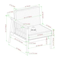 Saracina Home 4pc Modern Boho Eucalyptus Spindle Outdoor Sectional Set 17 Saracina Home 4pc Modern Boho Eucalyptus Spindle Outdoor Sectional Set -Garden Furniture Store GUEST d25a15f4 447f 4f84 84bf 6ce06bfe8c1a