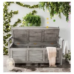Brisbane Storage Bench - Safavieh® -Garden Furniture Store GUEST d28cb07f a1d7 4d7a b078 fe660b8e93ff