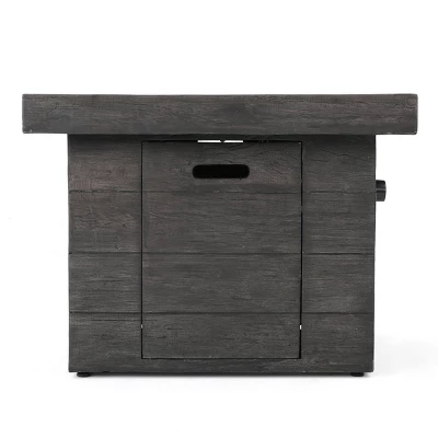 Keana 5pc Faux Rattan Club Chair & Fire Pit Chat Set - Christopher Knight Home 6 Keana 5pc Faux Rattan Club Chair & Fire Pit Chat Set - Christopher Knight Home - Image 6