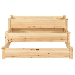 Costway 3 Tier Wooden Raised Vegetable Garden Bed Elevated Planter Kit Outdoor Gardening -Garden Furniture Store GUEST d4b5f996 b8f9 4ce2 b36c 3e3168c75a4e