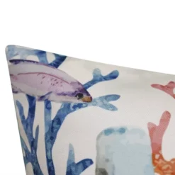 20" X 20" Sealife Beaded & Embroidered Decorative Patio Throw Pillow - Edie@Home -Garden Furniture Store GUEST d4b60e8e 33ac 471c 9244 a7d666a76f63