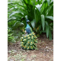 Techko Maid Peacock Calm Solar Outdoor Garden Statue Decor With Spotlight 18 Techko Maid Peacock Calm Solar Outdoor Garden Statue Decor With Spotlight -Garden Furniture Store GUEST d532ee61 0294 4538 bf12 c59e7ec244d7