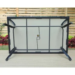 7pc Patio Set With Steel Table With 1.57" Umbrella Hole & Padded Sling C-Spring Arm Chairs - Captiva Designs 24 7pc Patio Set With Steel Table With 1.57" Umbrella Hole & Padded Sling C-Spring Arm Chairs - Captiva Designs -Garden Furniture Store GUEST d605c3a1 f33c 4bd4 baf1 fcac8a534219