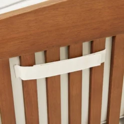 Stamford Eucalyptus Wood Outdoor Bench With Cushions - Natural - Alaterre Furniture -Garden Furniture Store GUEST d6cbdf41 ffee 457d 9ef7 3057bf083ba3