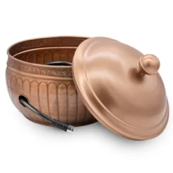 La Jolla Copper Finish Hose Pot With Lid - Good Directions -Garden Furniture Store GUEST d6dd39b5 878e 417b b474 d6f8ec49713f