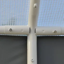 Outsunny 20' X 10' X 9' Walk-In Greenhouse, Outdoor Gardening Canopy With 6 Roll-up Windows, 2 Zippered Doors & Weather Cover, White -Garden Furniture Store GUEST d72b0289 64b2 4495 8091 007fed9427f7