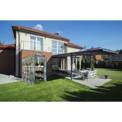 Nature Spring Walk-In PVC Greenhouse With 8 Shelves, Roll-Up Door And Steel Poles - Clear 8 Nature Spring Walk-In PVC Greenhouse With 8 Shelves, Roll-Up Door And Steel Poles - Clear -Garden Furniture Store GUEST d7e03ff3 e1cc 4404 bc2f 650f7e4c0b2d